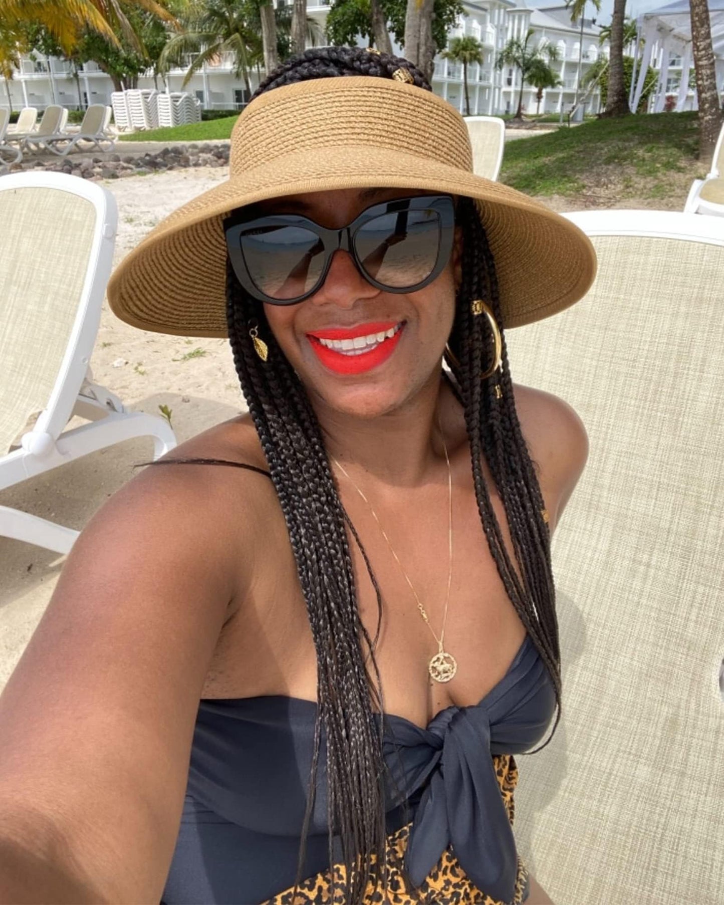 FURTALK Sun Visor Hats for Women Wide Brim Straw Roll Up Ponytail Summer Beach Hat UV UPF 50 Packable Foldable Travel
