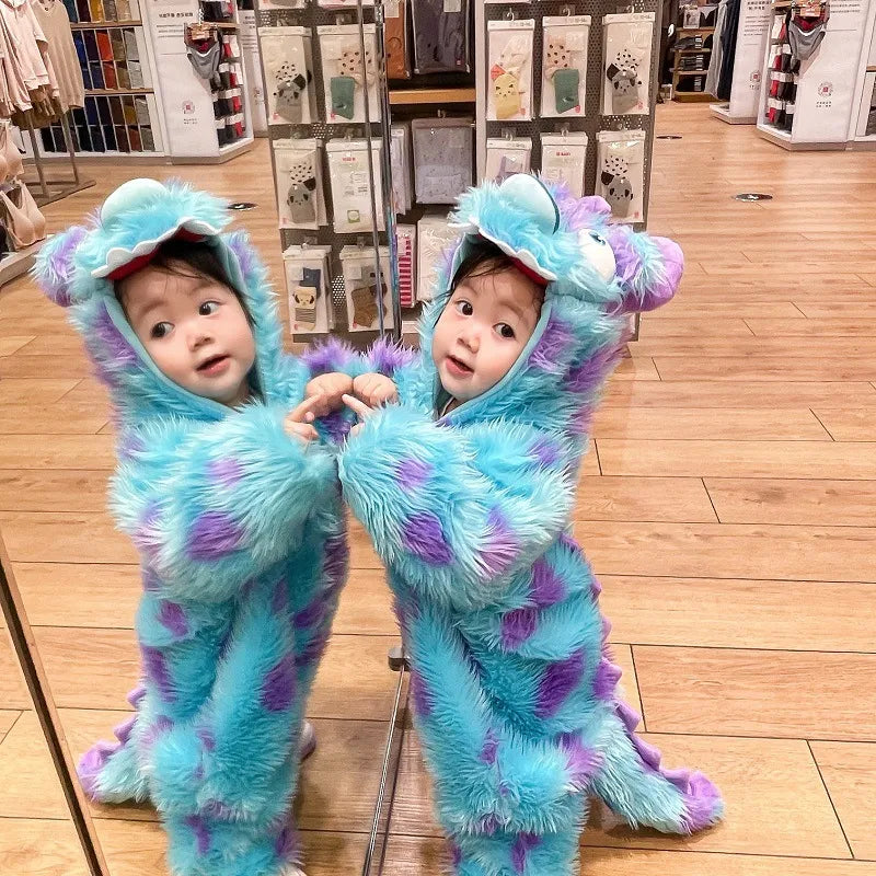 Cute Animal Baby Jumpsuit With Hooded Zipper ehdealscanada