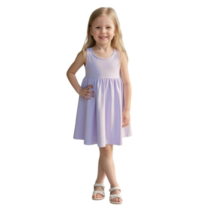 Girls Dress, Toddler Summer Short Sleeve Cotton Casual Easter Dresses Clothes 18M-7Y