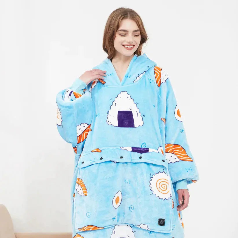 Heated Hoodie Blanket My Store