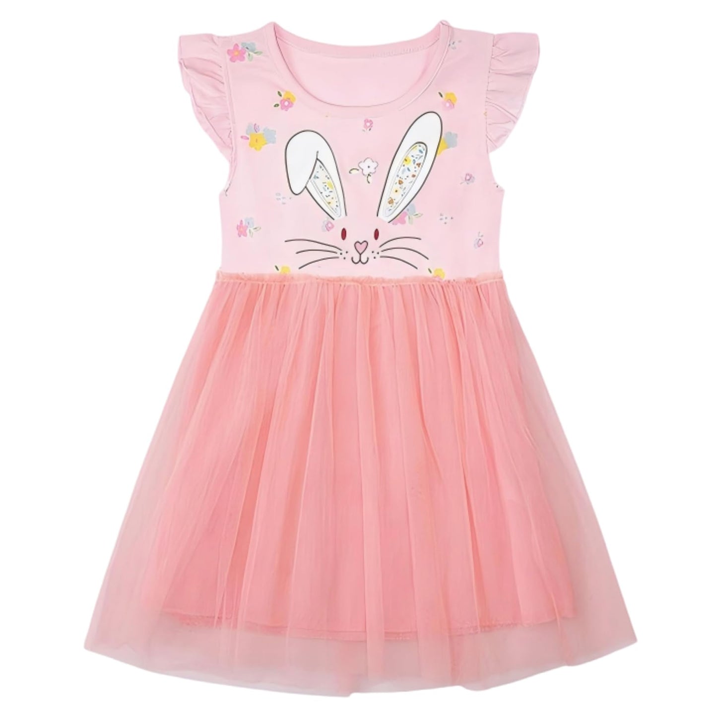 Girls Dress, Toddler Summer Short Sleeve Cotton Casual Easter Dresses Clothes 18M-7Y