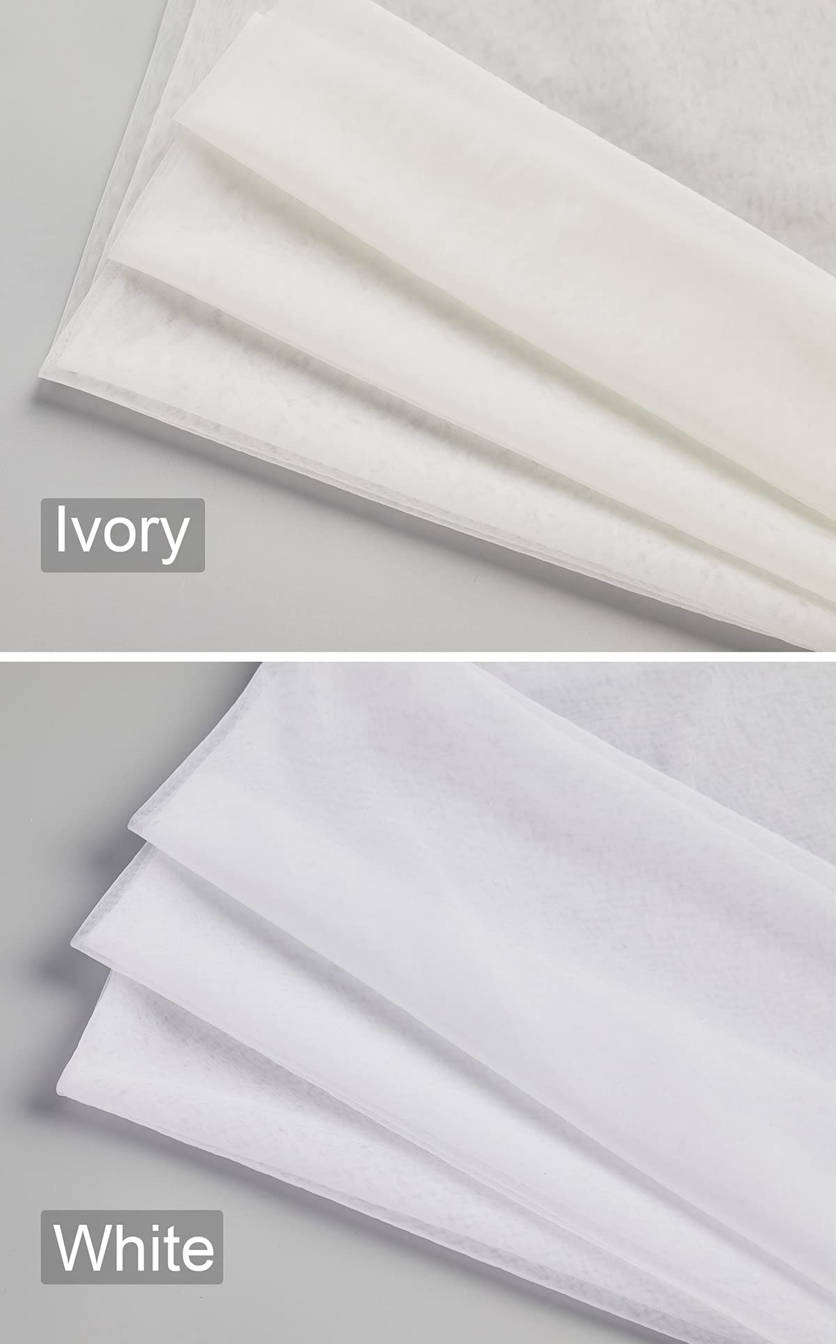 BEAUTELICATE Wedding Bridal Veil with Comb 1 Tier Cut Edge Ivory White Elbow Fingertip Chapel Cathedral Length V67