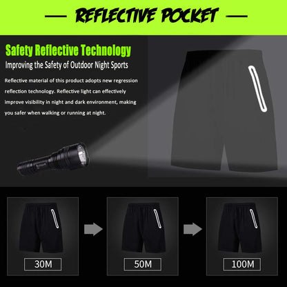 Men's Sports Running Set (Pack of 4 or 5) Athletic Shirt+Short/Compression Shirt+Pants with Coat Tracksuit Gym Suits