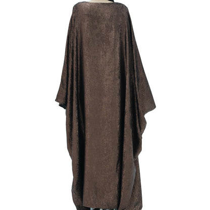 Women Prayer Abaya Dubai Bat Sleeve Dress Islamic Printed Long Robe with Belt