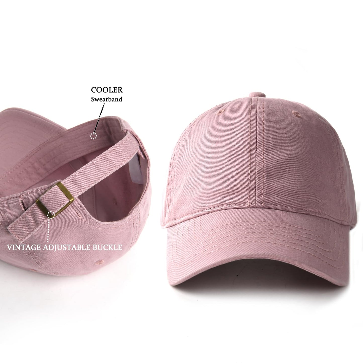 FURTALK Cotton Low Profile Baseball Cap Hat for Men Women Adjustable Dad Hat Four Seasons Classic