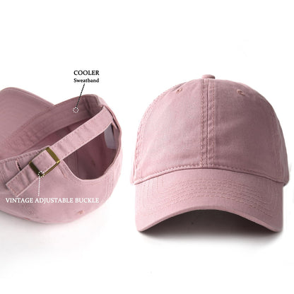 FURTALK Cotton Low Profile Baseball Cap Hat for Men Women Adjustable Dad Hat Four Seasons Classic