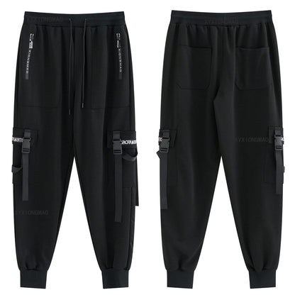 XYXIONGMAO Men's Jogger Pants Techwear Hip Hop Harem Pants Streetwear Tactical Track Pants