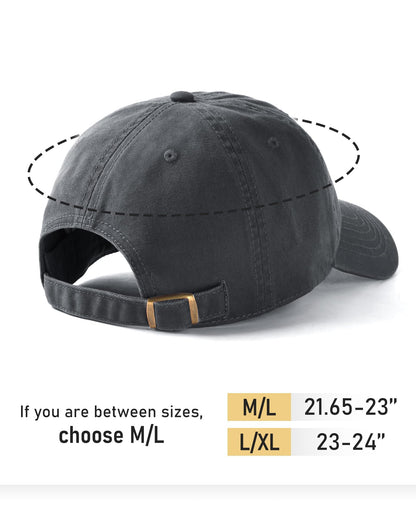FURTALK Cotton Low Profile Baseball Cap Hat for Men Women Adjustable Dad Hat Four Seasons Classic