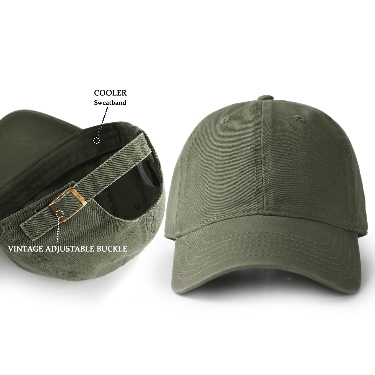 FURTALK Cotton Low Profile Baseball Cap Hat for Men Women Adjustable Dad Hat Four Seasons Classic