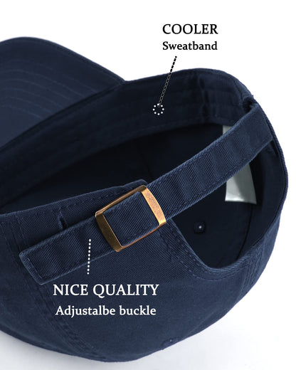FURTALK Cotton Low Profile Baseball Cap Hat for Men Women Adjustable Dad Hat Four Seasons Classic