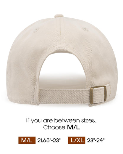 FURTALK Cotton Low Profile Baseball Cap Hat for Men Women Adjustable Dad Hat Four Seasons Classic