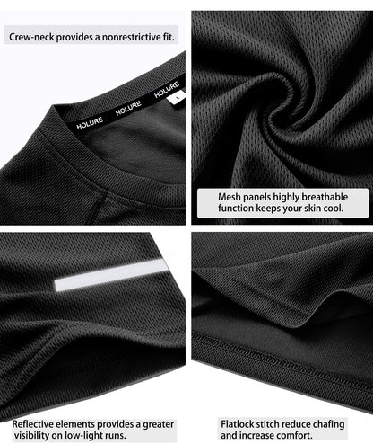 Men's Sports Running Set (Pack of 4 or 5) Athletic Shirt+Short/Compression Shirt+Pants with Coat Tracksuit Gym Suits