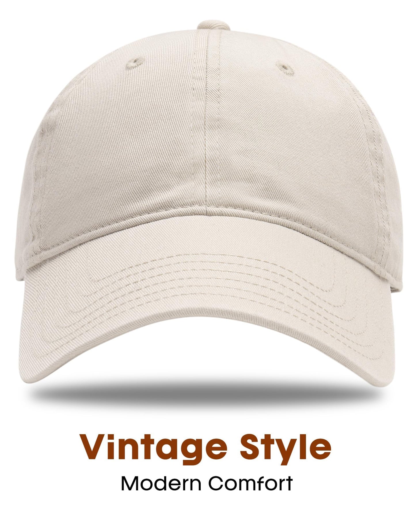 FURTALK Cotton Low Profile Baseball Cap Hat for Men Women Adjustable Dad Hat Four Seasons Classic