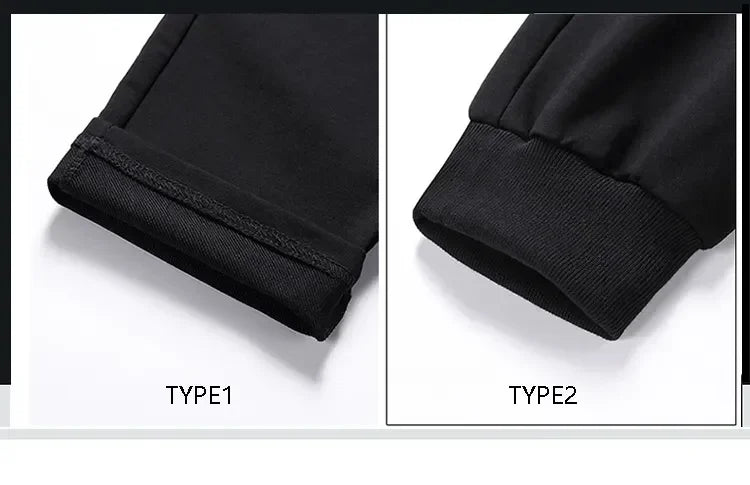 Spring Pants Men Fitness Sportswear Tracksuit Elastic Waist Sweatpants Cotton Trousers Loose Gyms Jogger Track Pants Mens M- 8XL